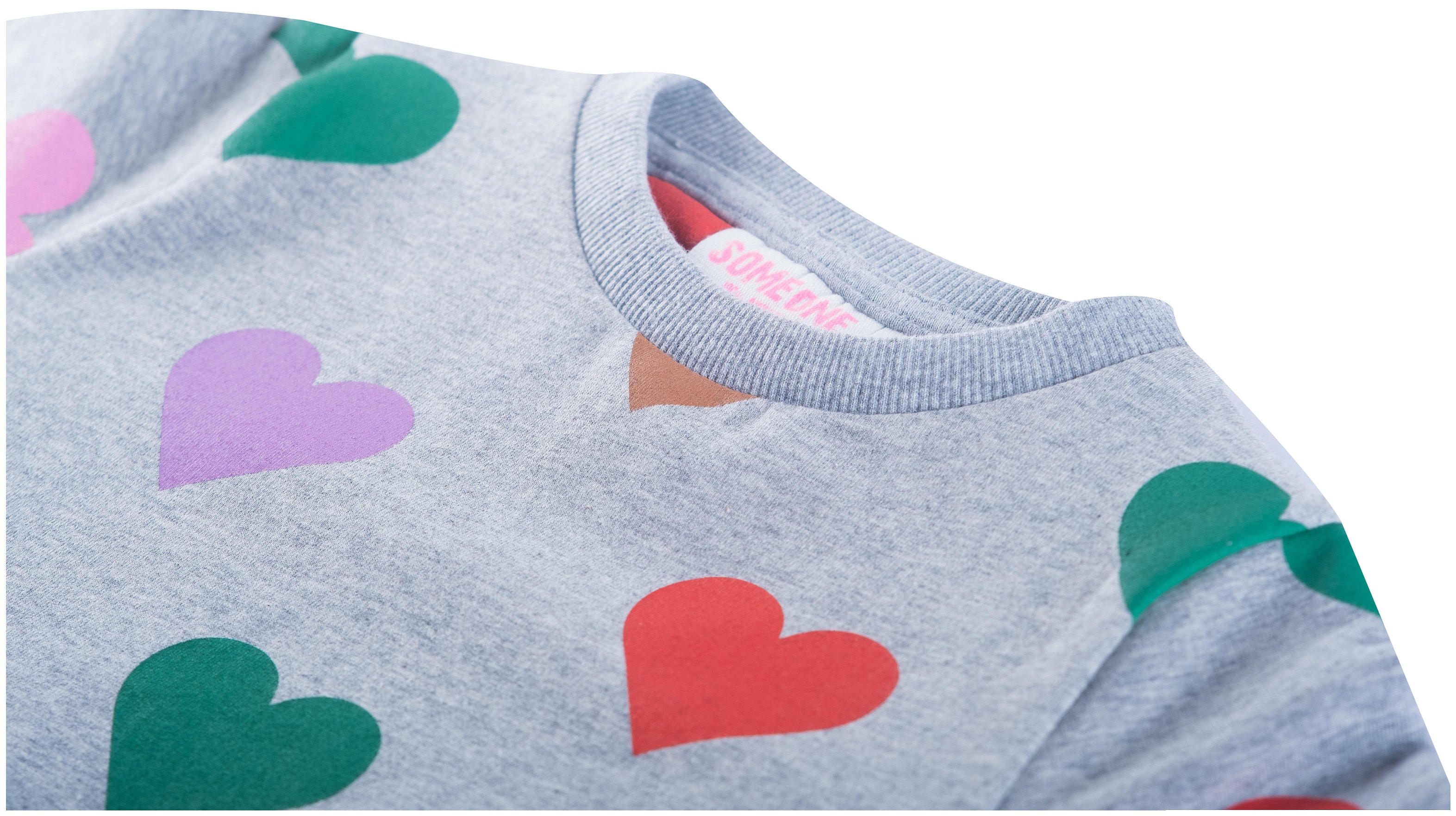 Someone Kleid langarm grey