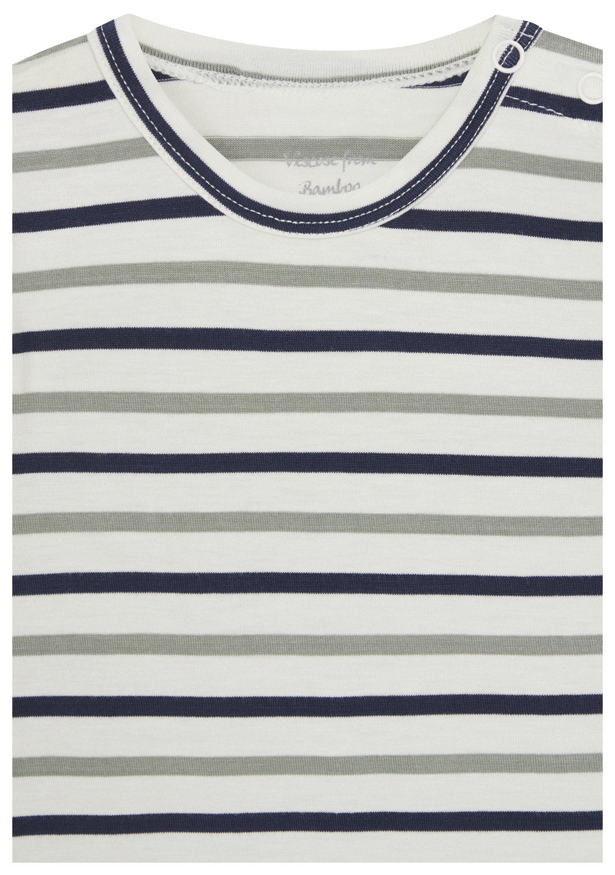 Hust & Claire Baby Bambus Body Kurzarm Seagrass