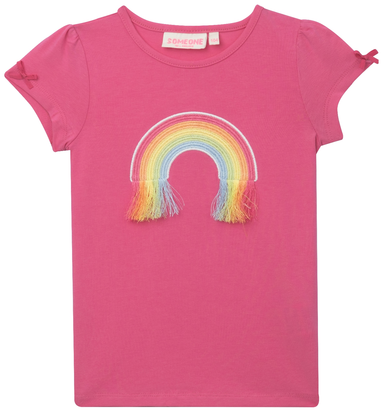 Someone Girl T-Shirt Rainbow Dark Pink