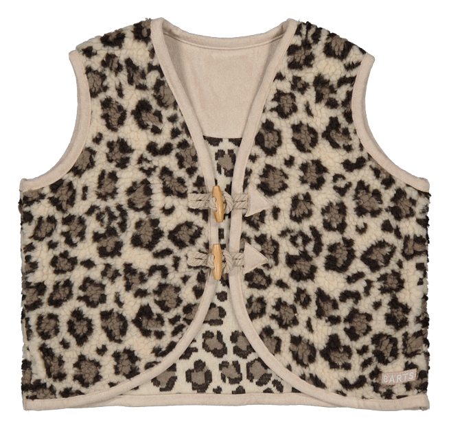 Barts Winter Weste Winna print beige