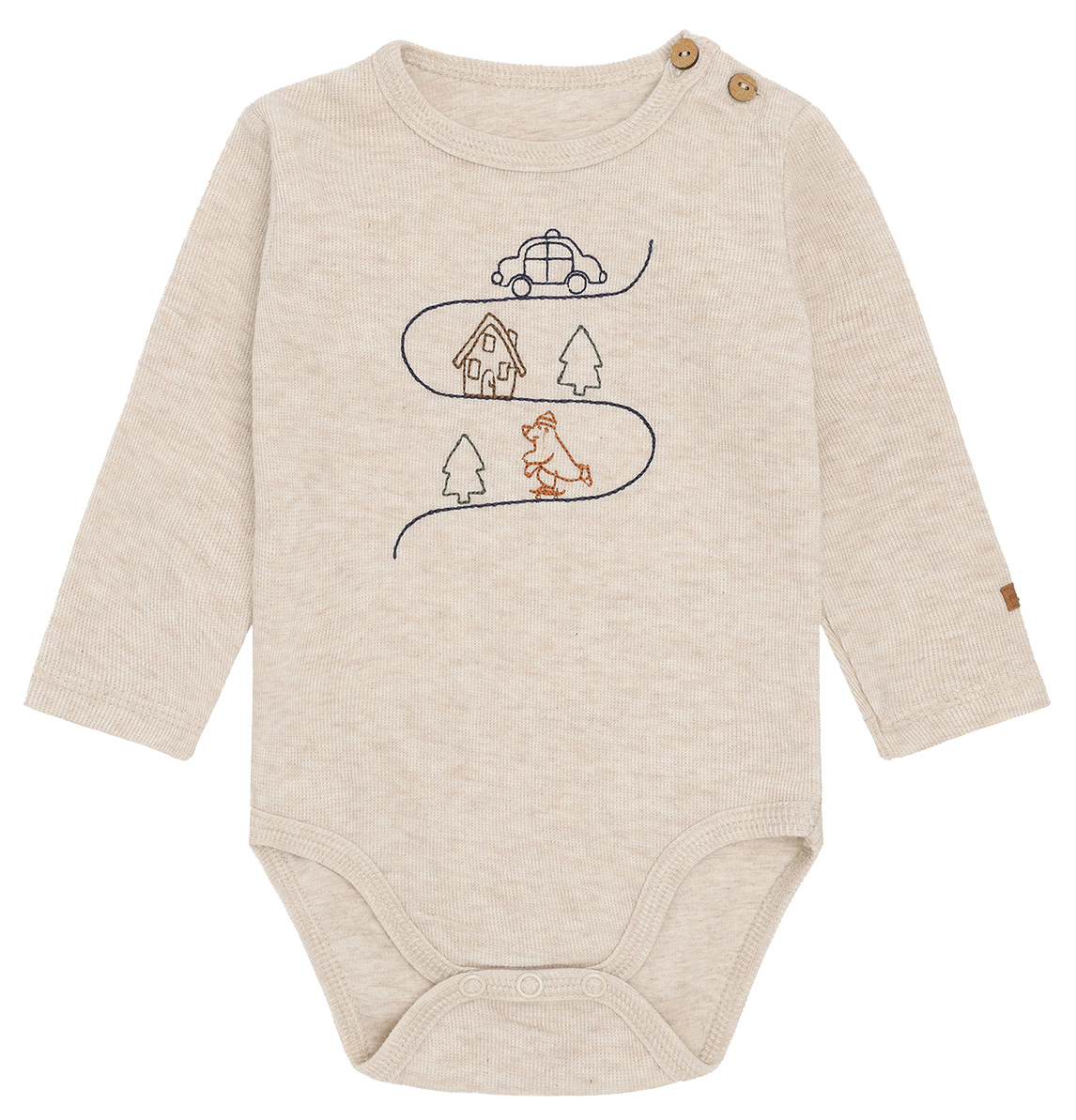 Hust & Claire Baby Body Lang Wheat Melange