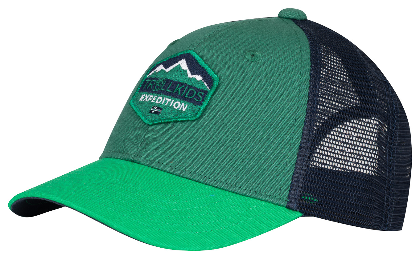 Trollkids Femund Cap jungle green/emerald green