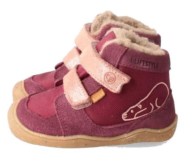 bLIFESTYLE Winterschuh Eisbär Baby pflaume