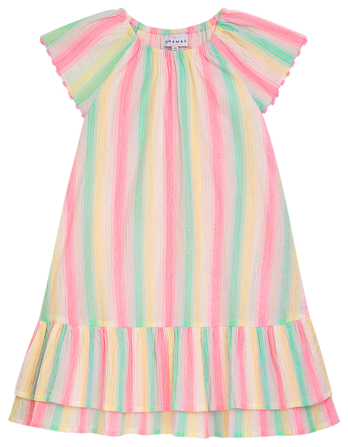 Danamade Kleid Woven gold multicolor