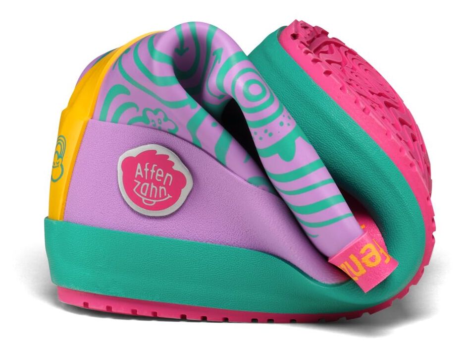 Affenzahn Gummistiefel Vegan Plashy Eule Lila