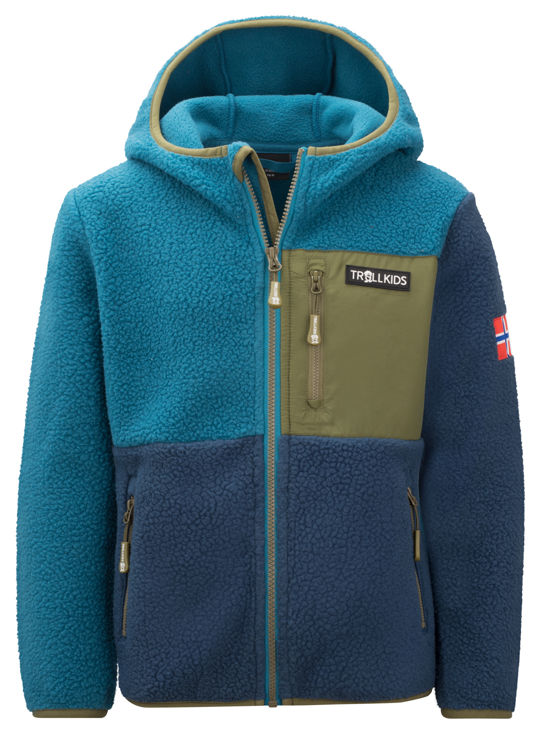 Trollkids Aurlandsfjord Fleece Jacke Dark Marine