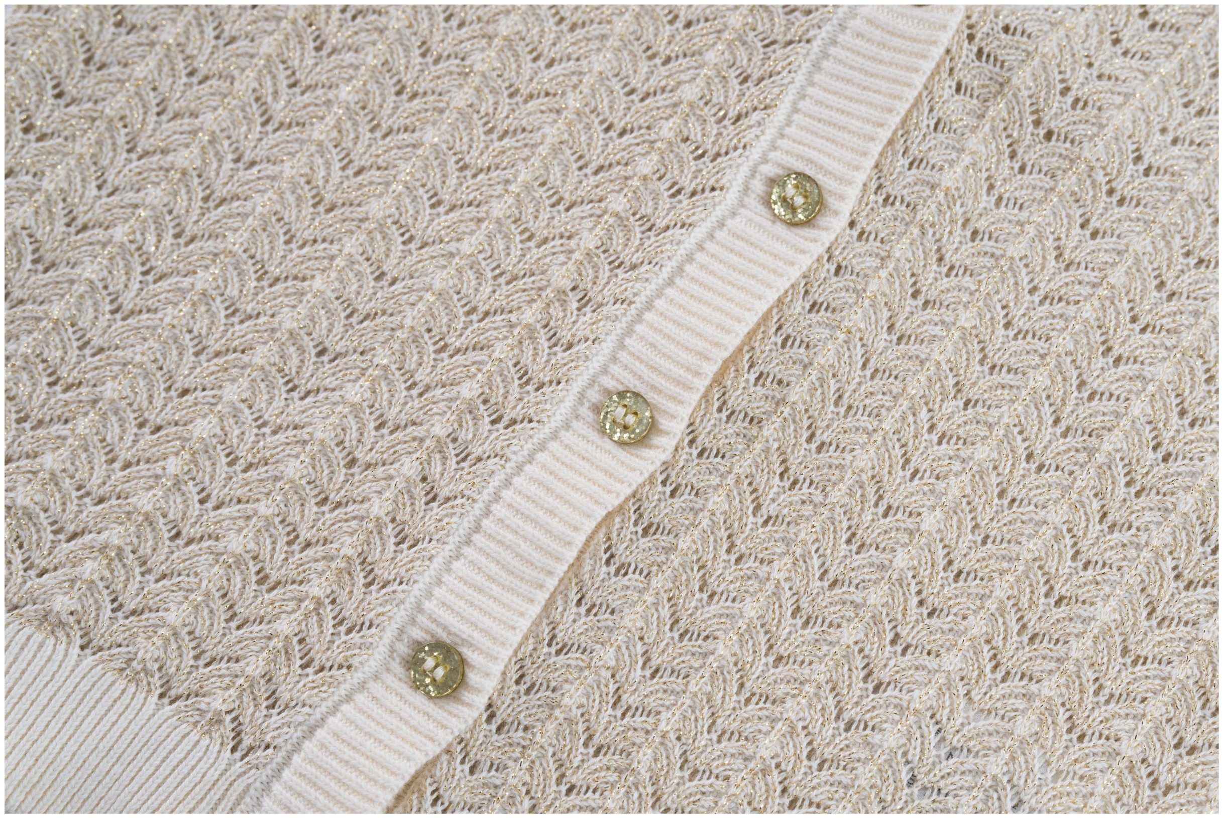 Someone Girl Strickjacke Gold