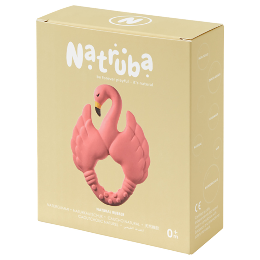 Natruba Beißring Flamingo pink