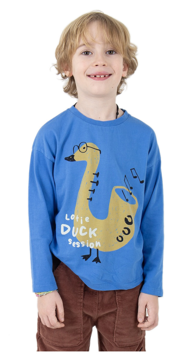 Lötiekids Langarmshirt Duck Session cobalt blue