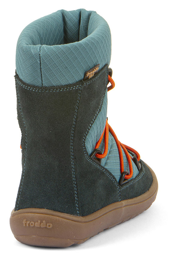 Froddo Barfuß Boot Tex Track Wool Petrol