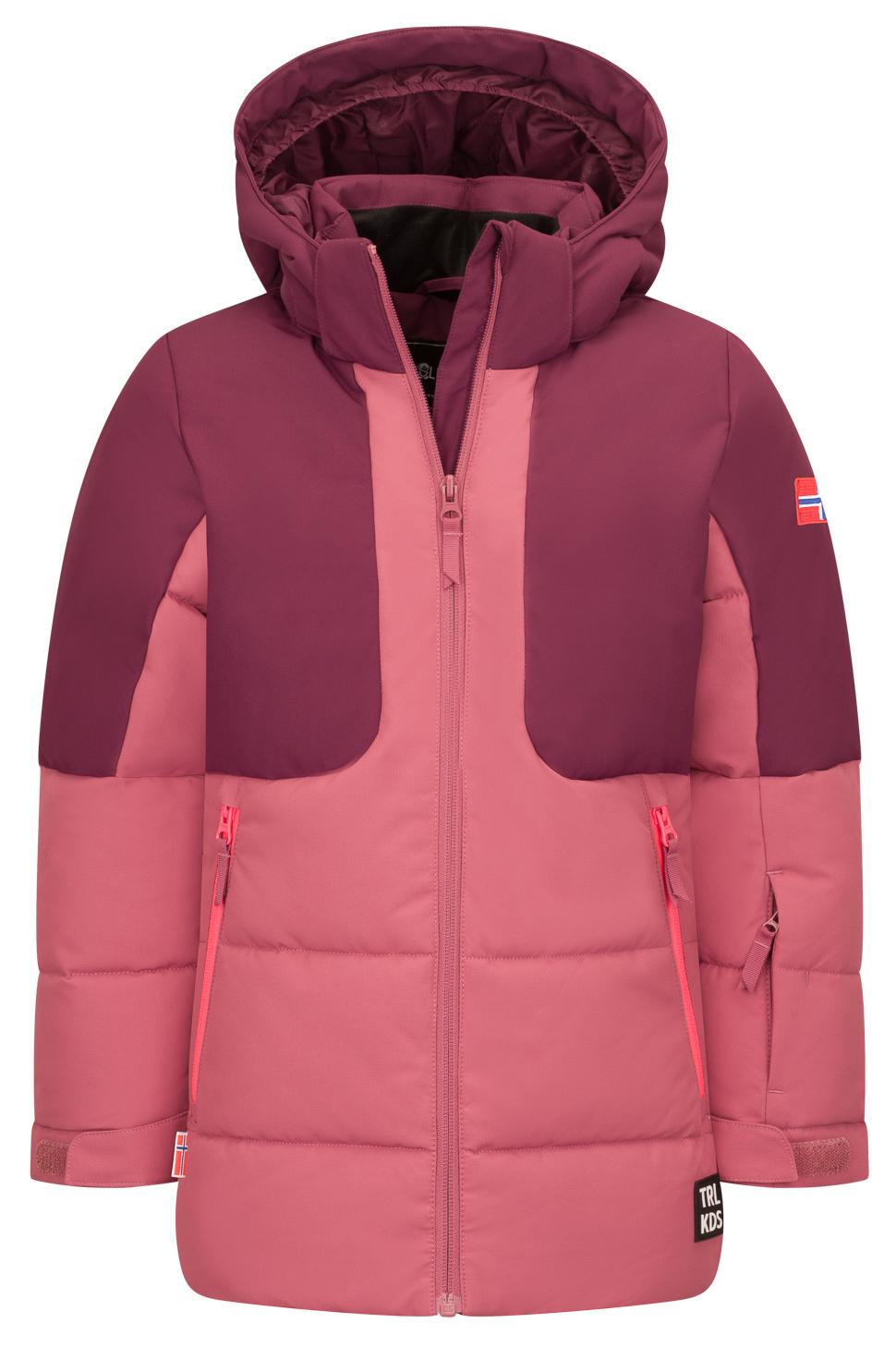 Trollkids Girls Rauland Winterjacke XT Frozen Berry/Deep Ruby