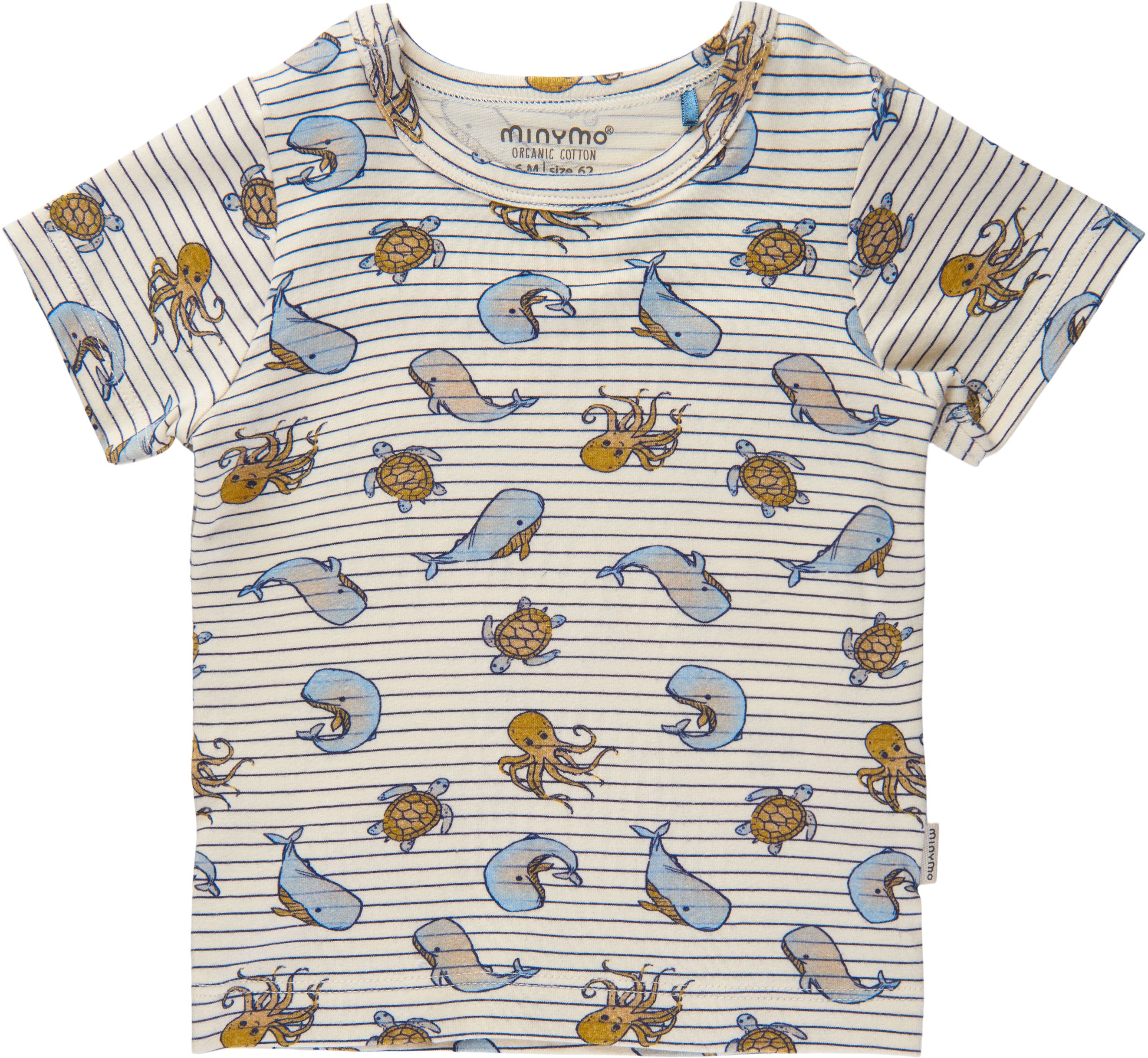 Minymo Baby Boy T-Shirt s/s Meerestiere