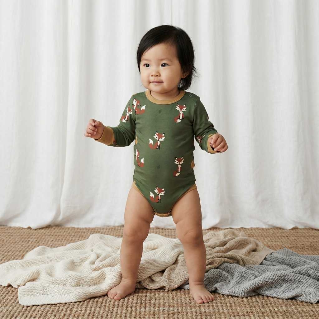 Maxomorra Body langarm FOX