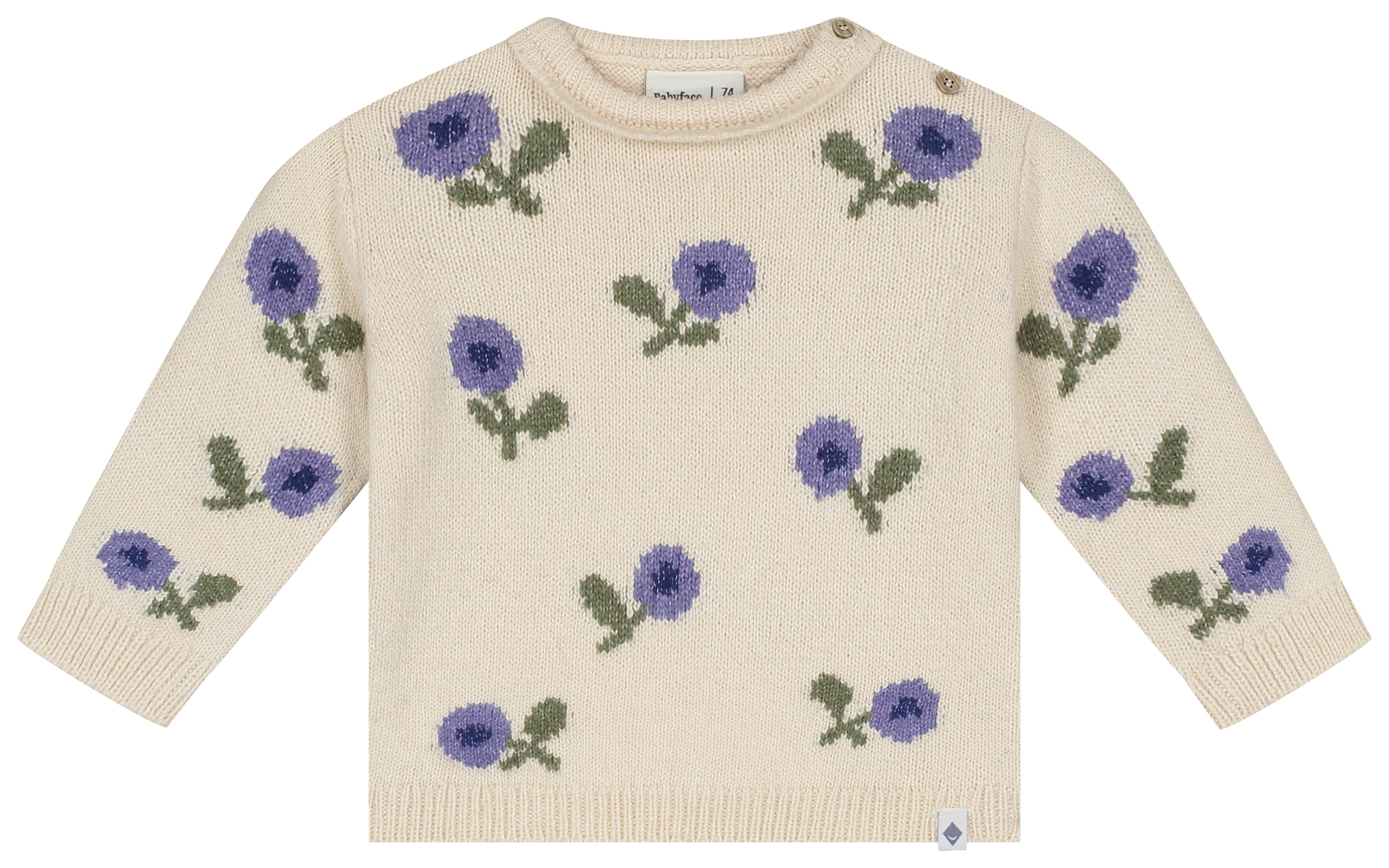 Babyface Baby Girl Pullover Blueberry cream
